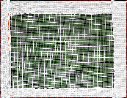 Back lacing of needlepoints