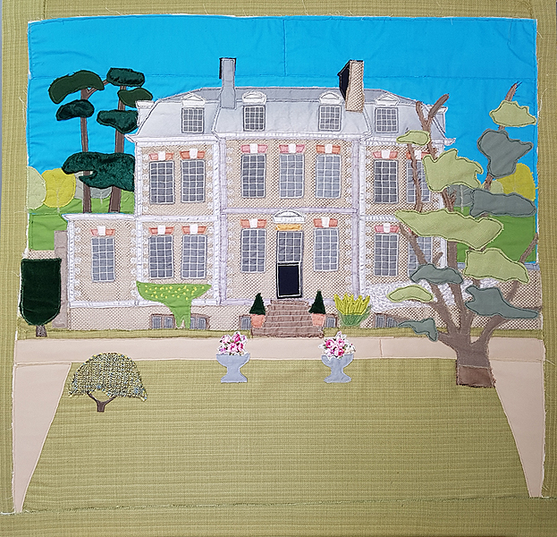 fabric collage