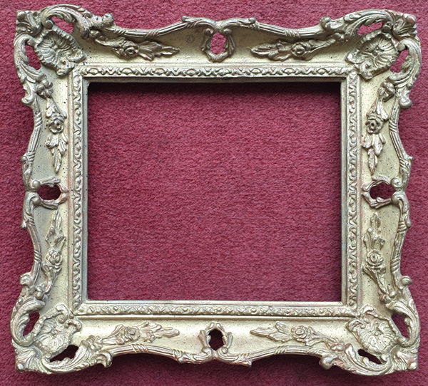 Gilt Pierced swept frame for sale