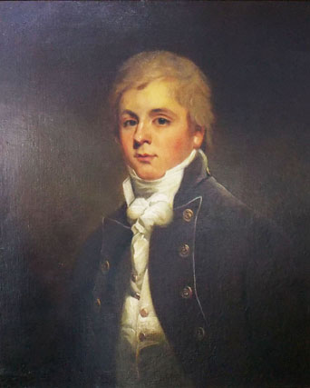 Restored oil painting