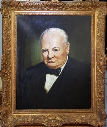 Restore oil painting on canvas - Devon
